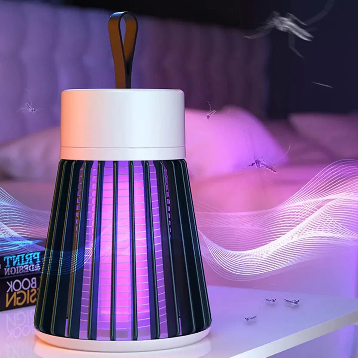AURA-QUIET Mosquito Zapper Night Lamp