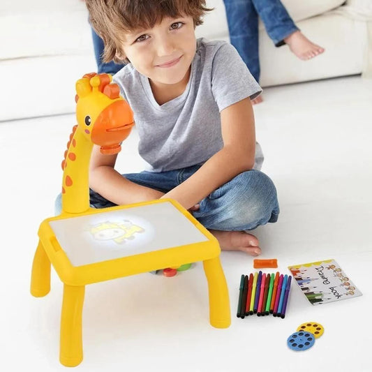 Projector Drawing Desk for Kids - Educational Art Painting Board with Light Tracing