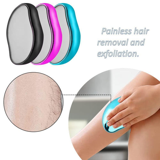 Crystal Hair Eraser - Painless Hair Removal Tool for Women & Men | Smooth Skin