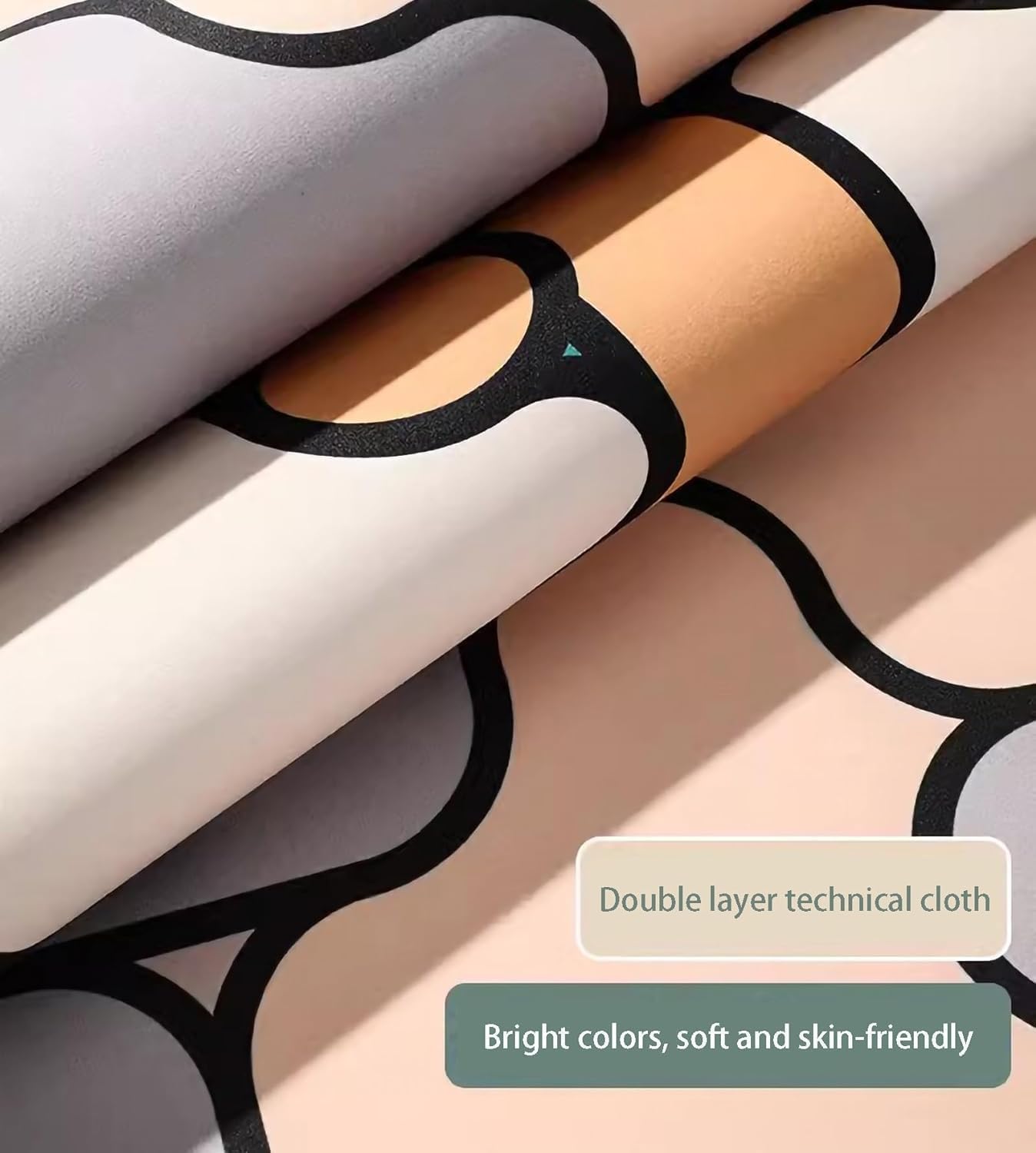 AuraBlend Abstract Floor Carpets(Pack of 2)