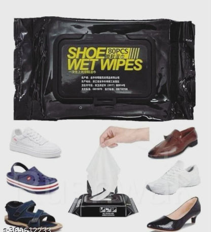 ShoeShineX™ Instant Shoe Cleaning Wipes -  Pack of 2 (160 Wipes)