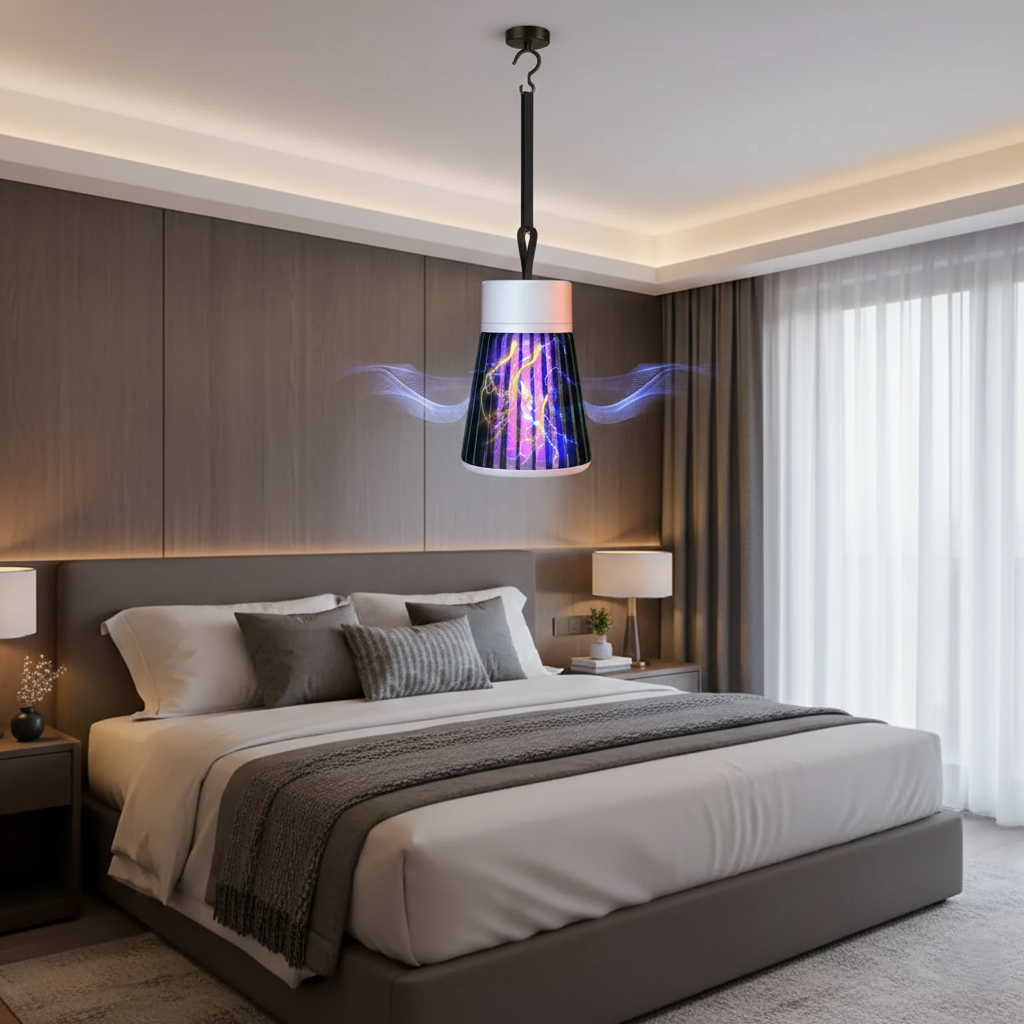 AURA-QUIET Mosquito Zapper Night Lamp