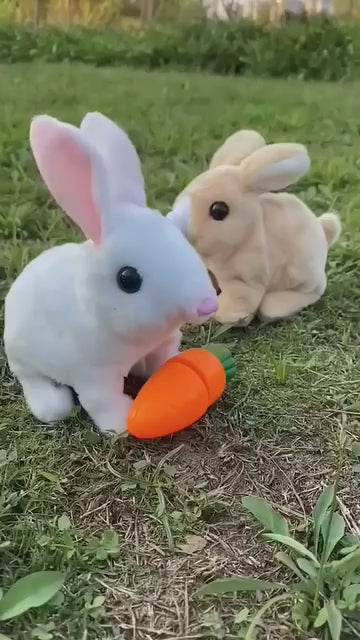 BunBun™ Musical Walking Bunny - Interactive Plush Toy with Wiggly Ears & Twitching Nose