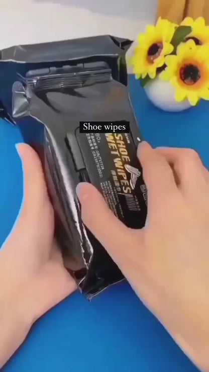 ShoeShineX™ Instant Shoe Cleaning Wipes -  Pack of 2 (160 Wipes)