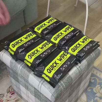 ShoeShineX™ Instant Shoe Cleaning Wipes -  Pack of 2 (160 Wipes)